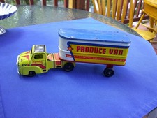 Vintage Wyandotte Trucking Produce Van Coast to Coast Tin Toy Great Colors
