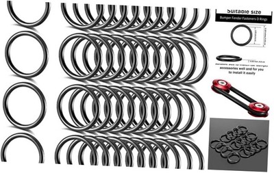 Bumper Fender Fasteners O Rings Black Washers Replacement Rubber Bands Quick 50
