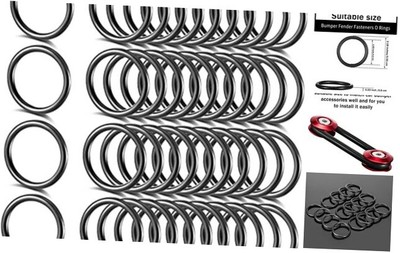 #ad Bumper Fender Fasteners O Rings Black Washers Replacement Rubber Bands Quick 50 $30.50