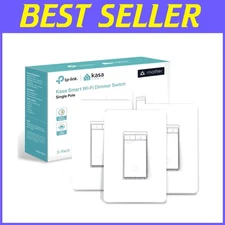 Smart Dimmer Switch: Siri, Alexa, Google 3-Pack