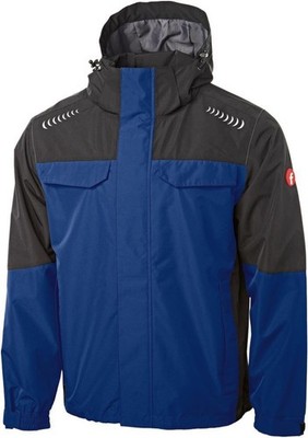 REGENJACKE PLUS KORNBLAU/SCHWARZ GR.XL, FORTIS