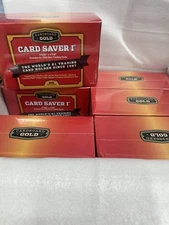 Card Saver 1 Case  of 2400 ct CBG Semi Rigid Card Holder Cardboard Gold