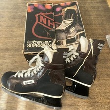 VINTAGE BAUER NYLON SUPREME 92 HOCKEY SKATES ...