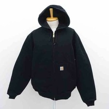 Carhartt / Duck Active Jacket/Thermal Lining Hoodie/Black/Size L J131-Blk