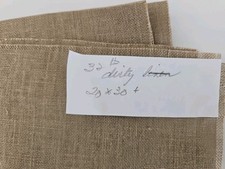 32 Count DIRTY LINEN 20"x30" Linen Cross Stitch Fabric