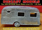 1960 CARAVAN VINTAGE UK MADE LESNEY MATCHBOX No.23S DIECAST MODEL PAINT STRIPPED