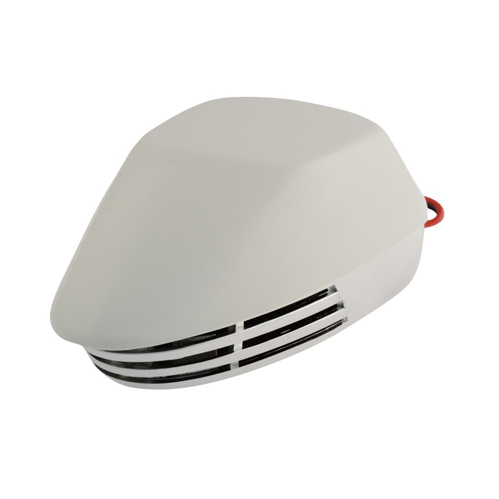 Electric Horn 12V White & Chrome ABS  ideal for Boats Airhorn             AIRHN1