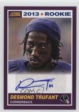 2013 Score 2013 Rookie Purple Signatures /49 Desmond Trufant #398 Auto 1z4