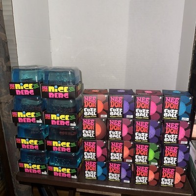 Nee Doh Nice Cubes 16 Flower Power, 8 Nice Berg Lot Of  24