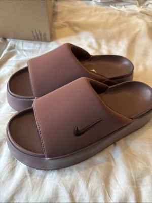 Nike Calm Elevation Womens Size 11 Slide Platform Color: Tattoo