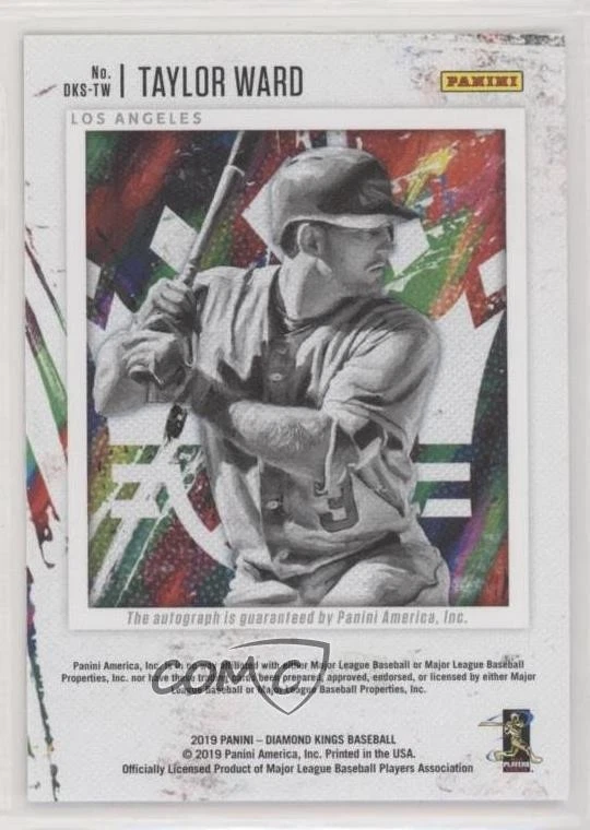 2019 Panini Diamond Kings DK Signatures Purple /10 Taylor Ward Rookie Auto RC - Image 2 of 2