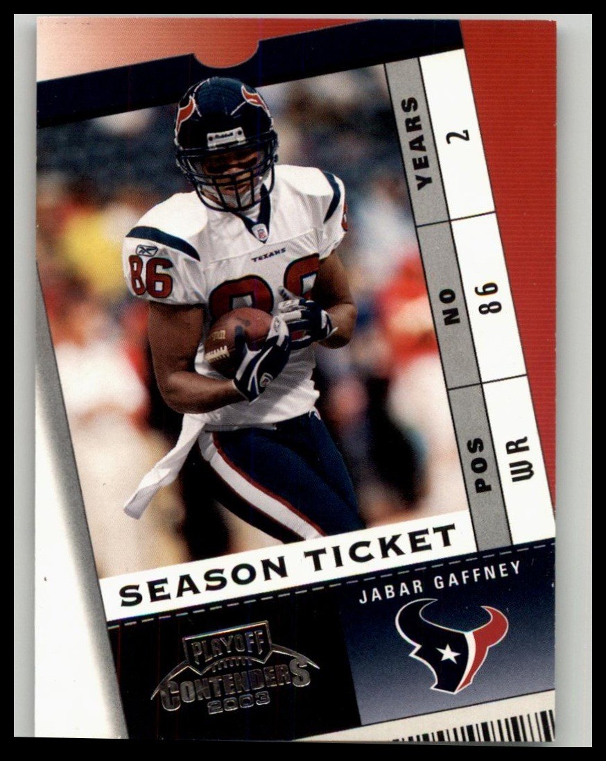2003 Playoff Contenders #91 Jabar Gaffney