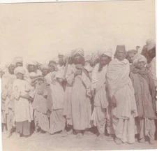 Lejari Tribe Nawab Coronation Balochi Men British India 1897 VTG Photo
