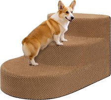 Dog Stairs Small Dogs Foam Steps Small Dogs  Cats 3 Steps Dog Ramp High Beds