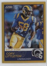 2019 Score Gold Zone /50 Cory Littleton #300 0q3