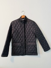 Faconnable Jacket Mens XS Quilted Snaps Light Layering Diamond Dappercore Gent