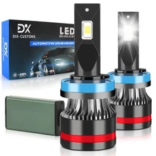 H11 LED Headlight Kit 20000Lumens 6500K High/Low Beam Bulb Bright Cool White