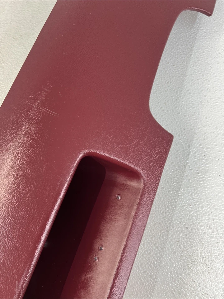 Ford F-150 F-250 F-350 Bronco 92-96 tablero inferior rodillera moldura OEM rojo/granate Foto 4 de 4