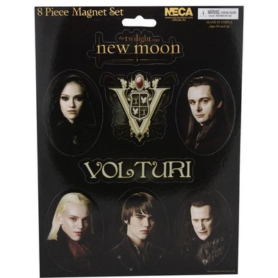 The Twilight Saga   NECA Sammlerstück Neumond-Magnetblatt Volturi (8 Stück)