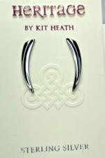 Kit Heath Ruthenium over Sterling Silver Post...