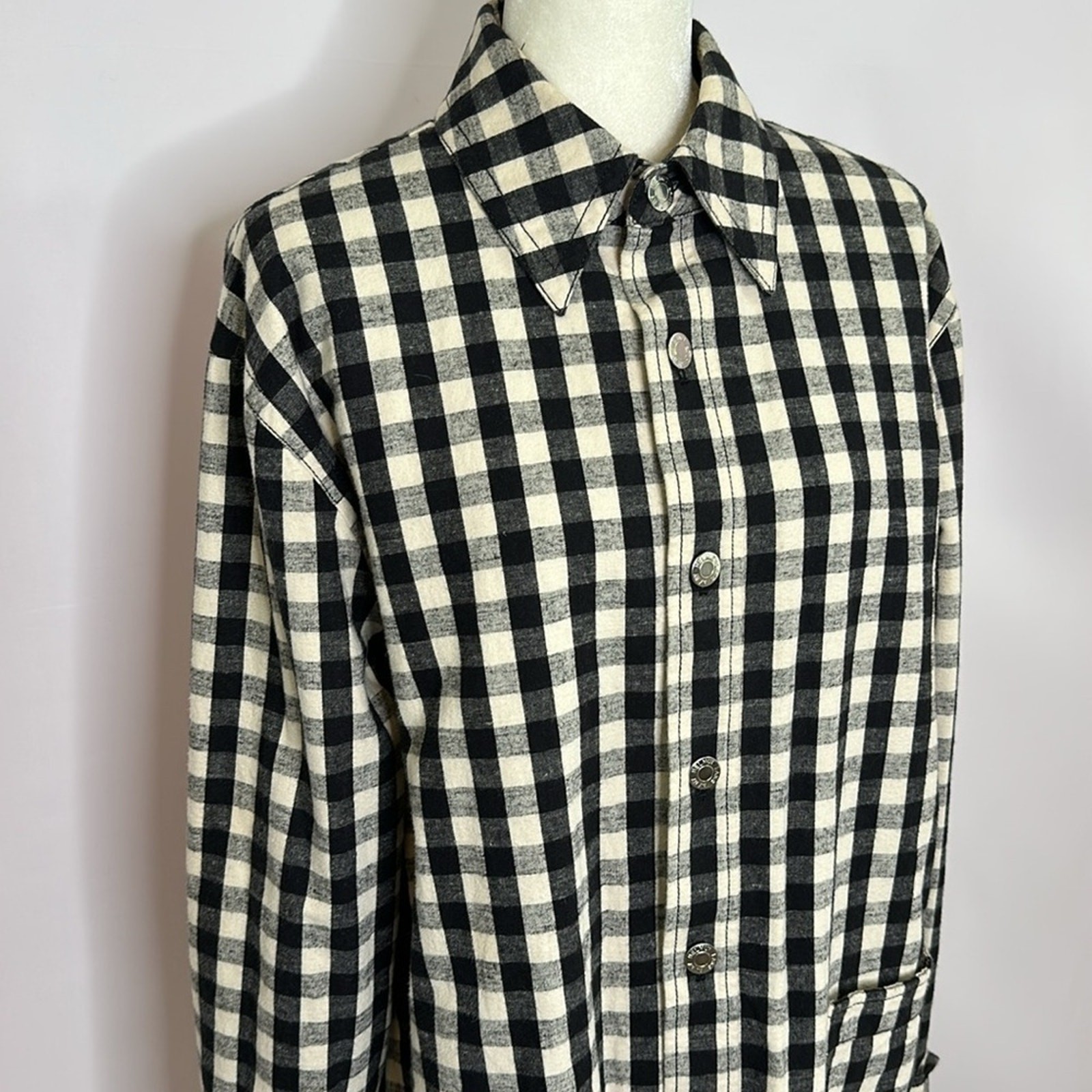 Helmut Lang Gingham Plaid Jacket - image 3