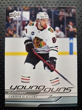 2024-25 Upper Deck Series 1 Young Guns #203 Landon Slaggert Rookie Card