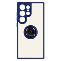 Hybrid HandyhüLle Mit Ring-Halterung Galaxy S23 Ultra – Dunkelblau