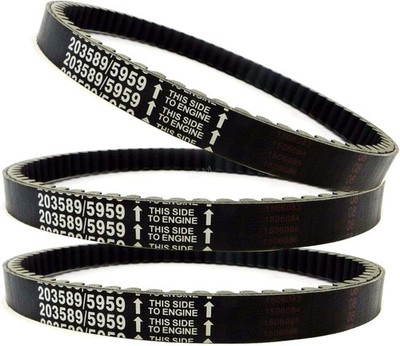 3Pcs Go Kart Drive Belt 30 Series Replaces Manco 5959 Comet 203589 US Stock