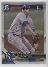 2018 Bowman Chrome Prospects Refractor 179/499 Evan Steele #BCP245 u0u