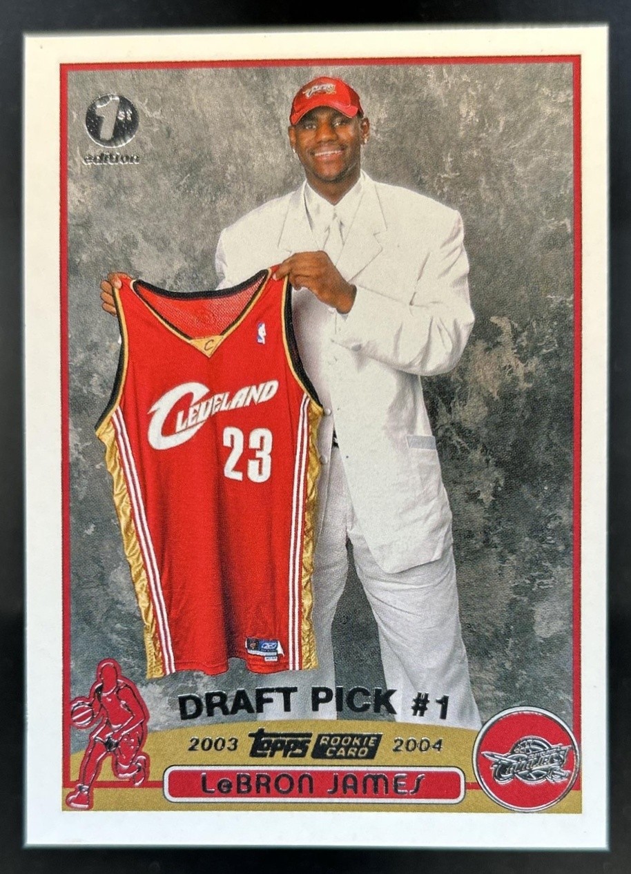 2003-04 Topps 1st Edition LeBron James Rookie RC #221 Cavaliers