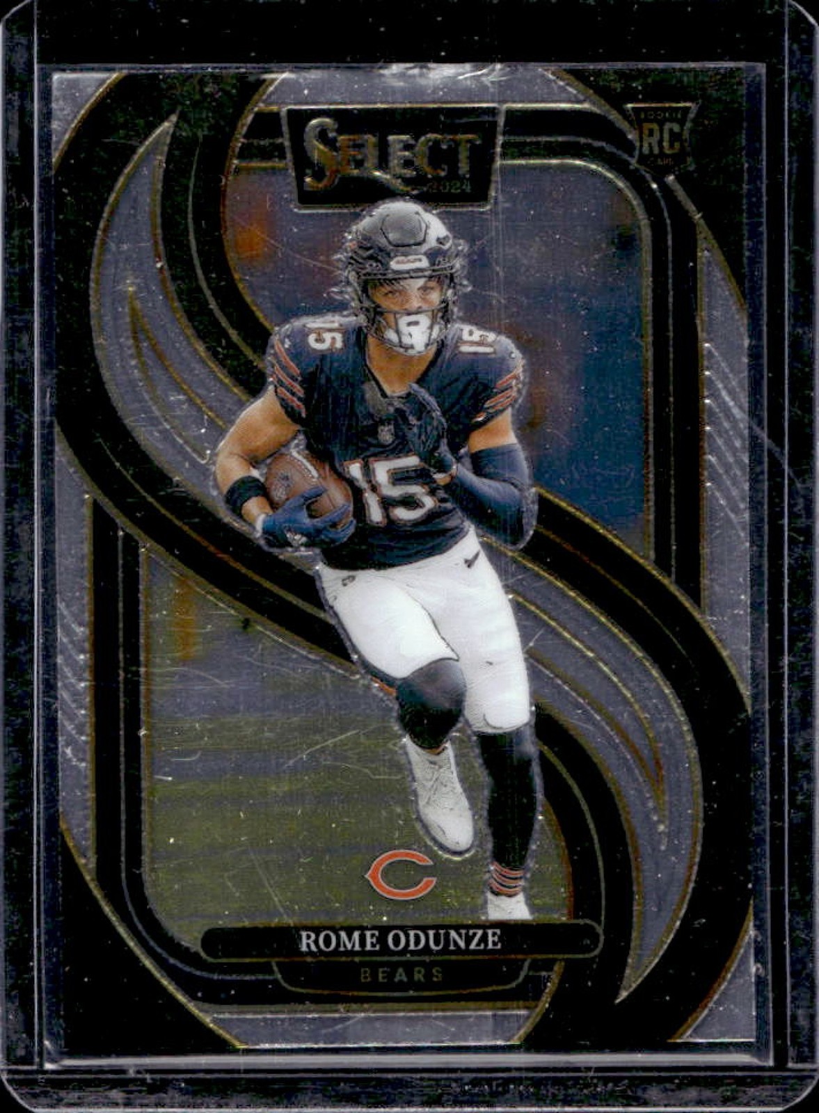 2024 Select Rome Odunze Premier RC Rookie #136 Bears