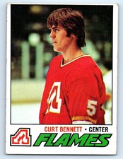 1977-78 Topps #97 Curt Bennett Atlanta Flames