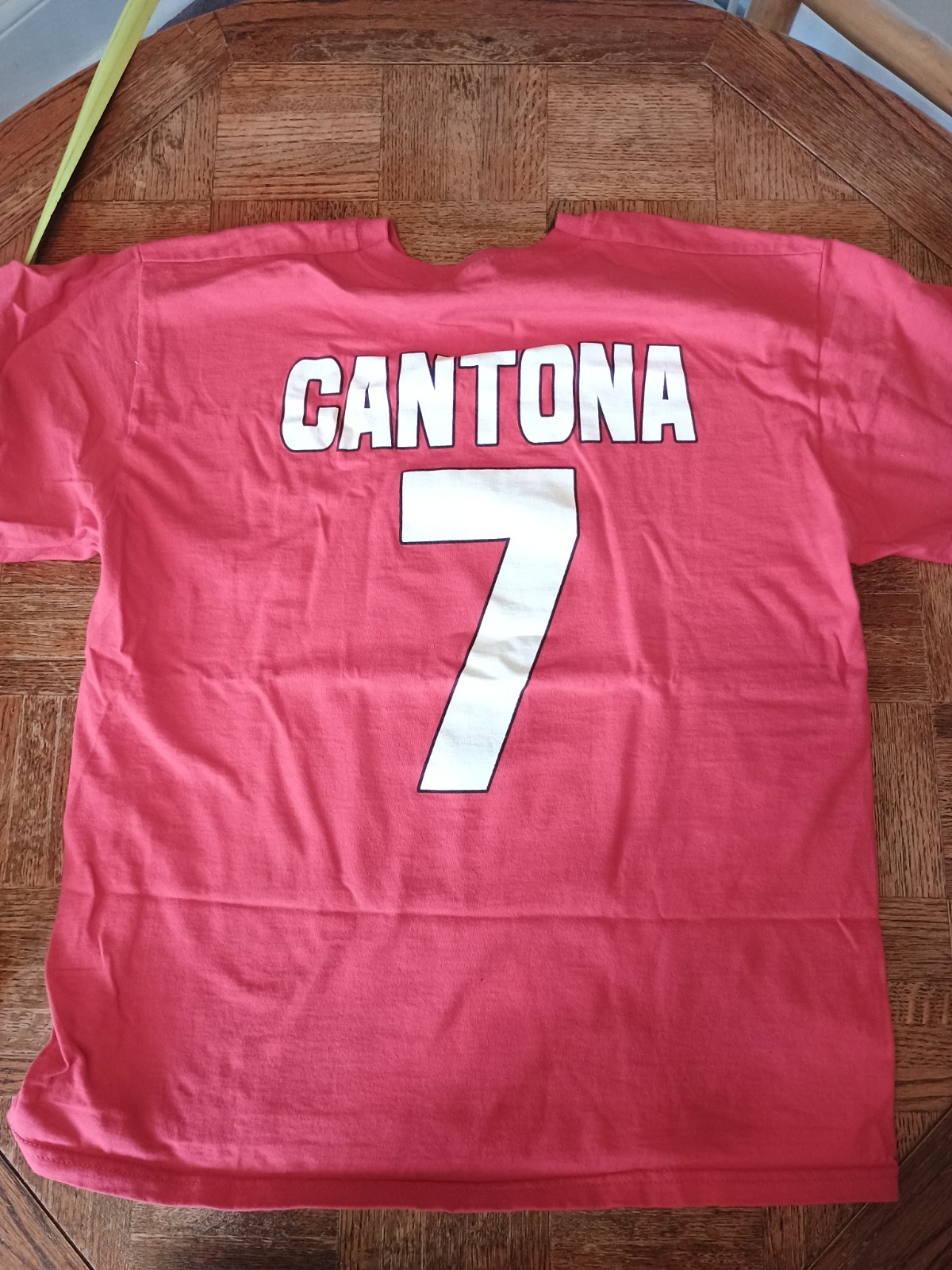 Eric Cantona Shirt Double Sided Vintage image 6