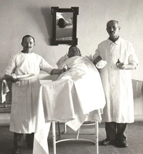 WWI Doctors Medical Surgery Real Photo Postcard RPPC