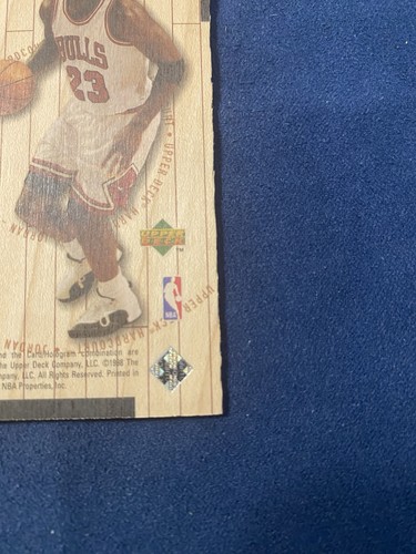 1998-99 UD HARDCOURT Michael Jordan Bobby Jackson #J7 HOLDING COURT BRONZE /230 - Picture 10 of 12