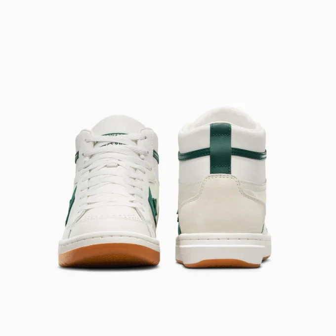 CONVERSE Mens BNIB Trainnes PRO BLAZE CLASSIC MID White / Green UK 8.5 RRP £85 image 4