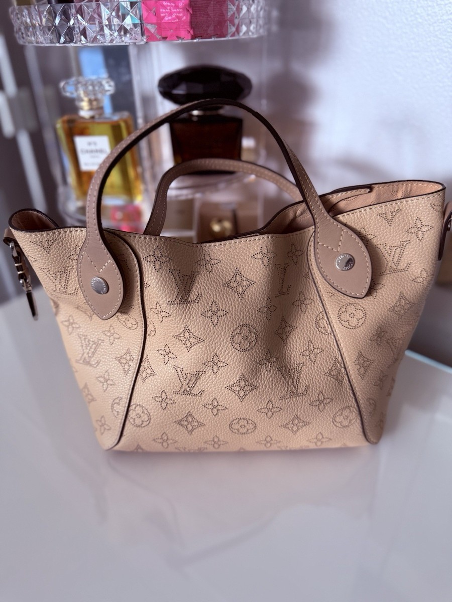Louis Vuitton Mahina Hina PM Beige Perforated Leather w/ Strap