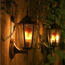 LED Flame Flickering Effect Fire Light Bulb SMD2835 Creative Decorative JOYP