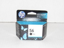 HP 56 Black Ink Cartridge C6656AN NEW Sealed Expired October 2011