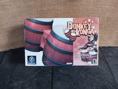 Empty Donkey Konga Bongos Box Only Nintendo Game Cube Some Fading/Flaws