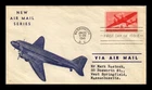AIR MAIL 6C FIRST DAY ISSUE SCOTT C25 EASTERN GREAT SILVER FLEET US COVER