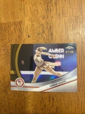 2026 Topps Chrome Winter Olympics Amber Glenn /50 Gold