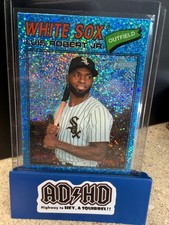 2026 Topps Heritage Luis Robert Jr #166 Chrome Light Blue Sparkle White Sox