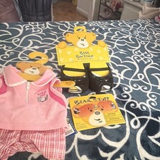 Build-A-Bear Workshop Bear Boutique Pink Top & Shorts Set w/ Shoes Sunglasses