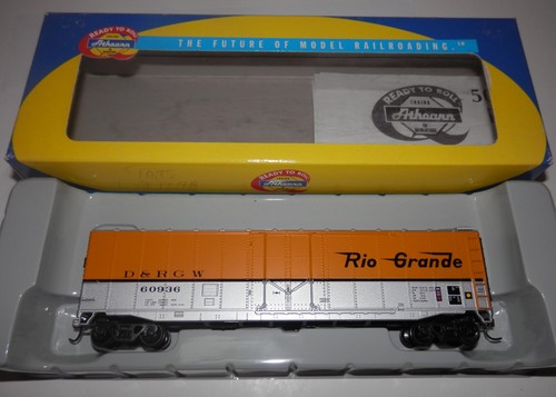 Coche caja puerta enchufe Athearn escala HO 50' D&RGW 60936 #7026 | Zustand: Used
