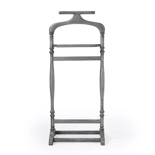 Judson Powder Grey Wood Valet Stand - Picture 6 of 8