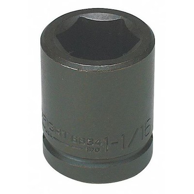 Wright Tool 6842 3/4 In Drive Impact Socket Standard Socket, Black Oxide,