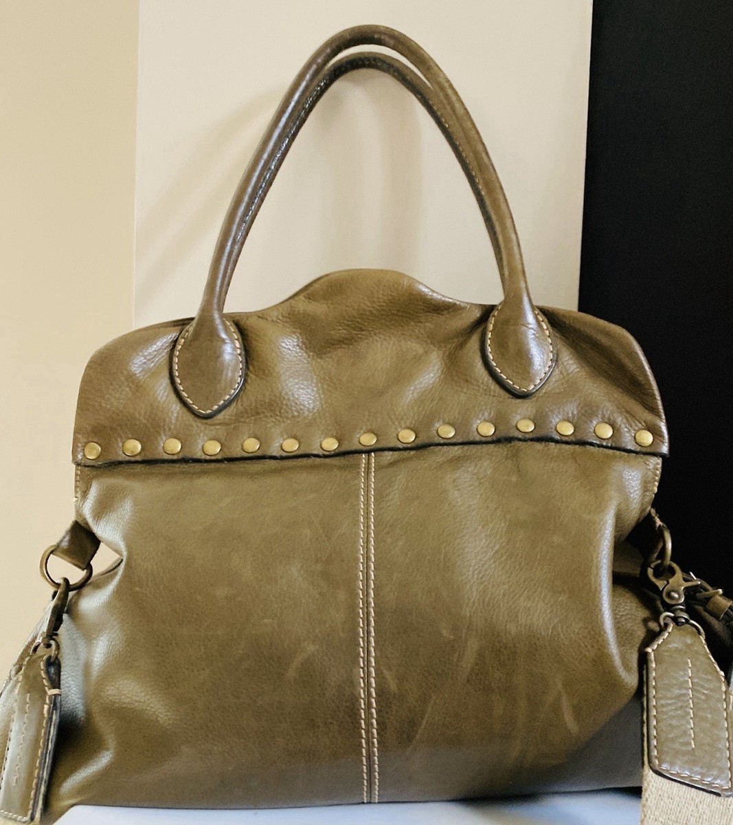 Hayden Harnett Shoulder Bag Women's Leather Green Paule Marrot