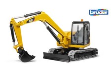Bruder CAT Mini Tracked Excavator Childrens Toy Construction Vehicle Playset