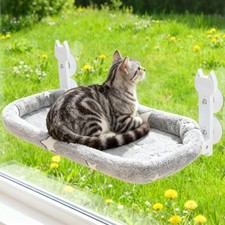 Cat Window Perch,Cordless Cat Window Hammock for Wall with 4 Strong Suction C...